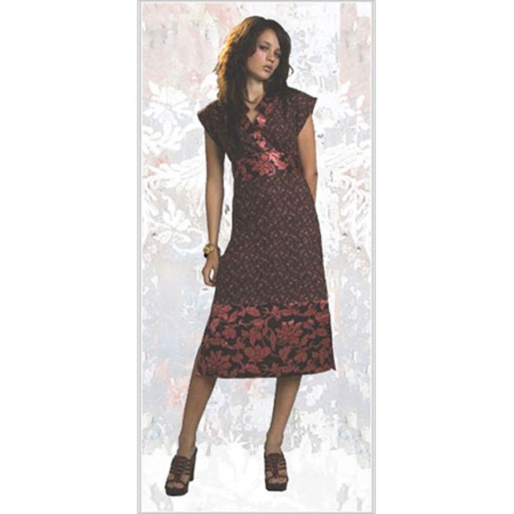 Chulo Pony Printed Cotton and Silk Dress